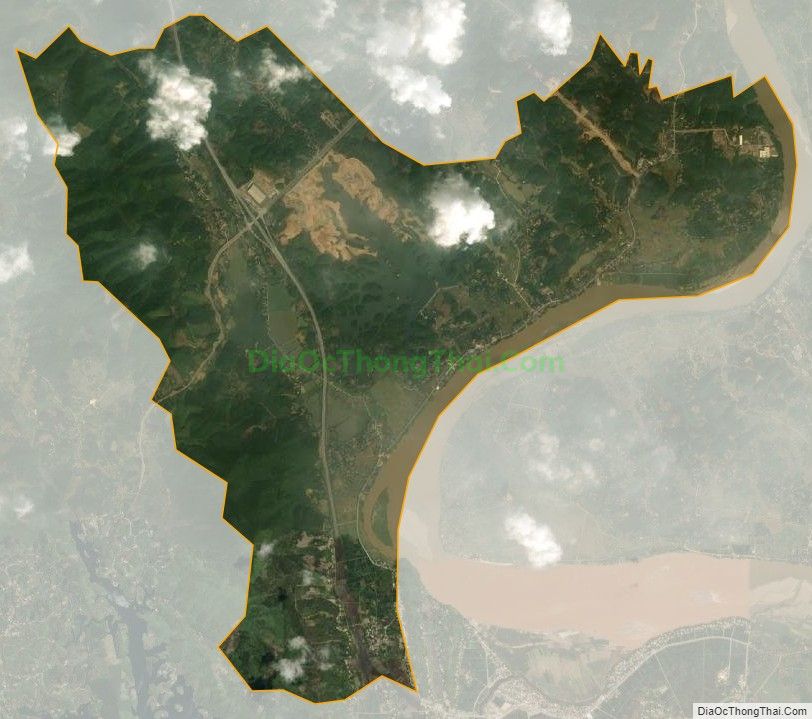 Bản đồ vệ tinh xã Minh Quân, huyện Trấn Yên