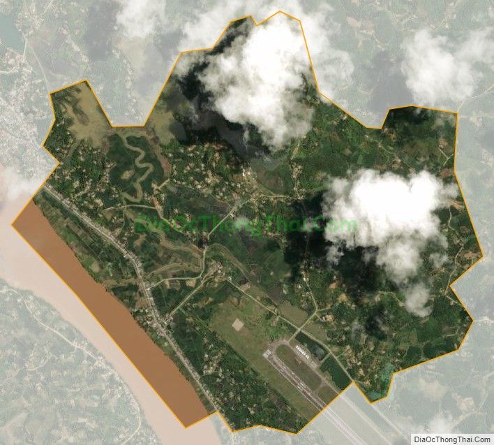 Bản đồ vệ tinh xã Nga Quán, huyện Trấn Yên