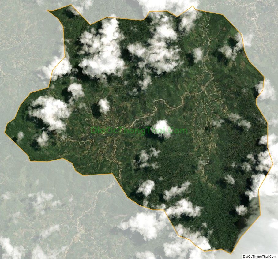 Bản đồ vệ tinh xã Việt Hồng, huyện Trấn Yên