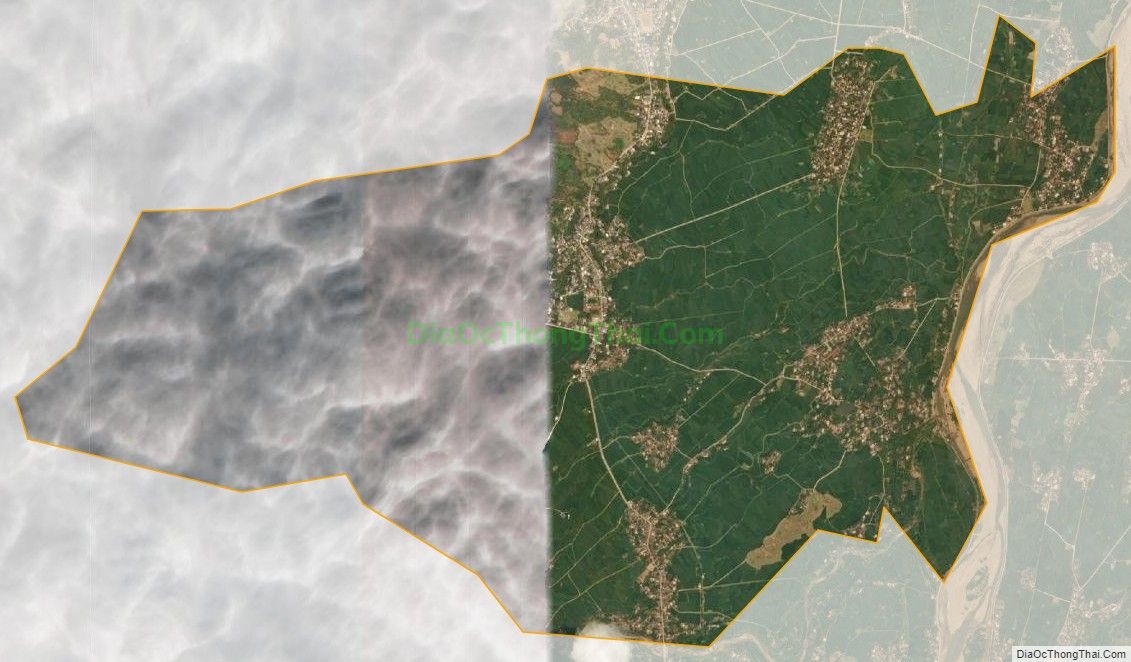 Bản đồ vệ tinh xã Hạnh Sơn, thị xã Nghĩa Lộ