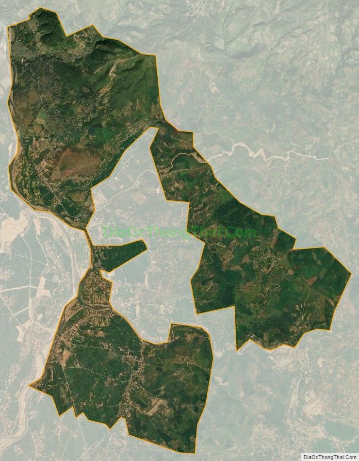 Bản đồ vệ tinh xã Phù Nham, thị xã Nghĩa Lộ