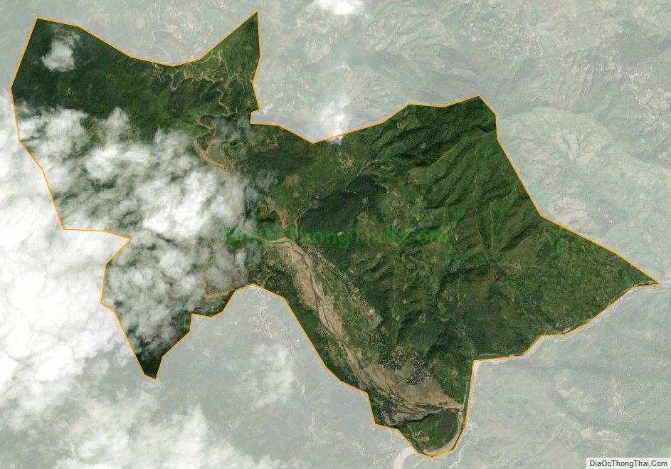 Bản đồ vệ tinh xã Sơn Lương, huyện Văn Chấn
