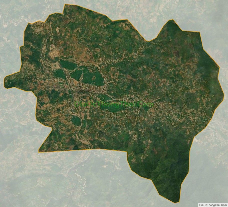 Bản đồ vệ tinh Thị trấn Sơn Thịnh, huyện Văn Chấn