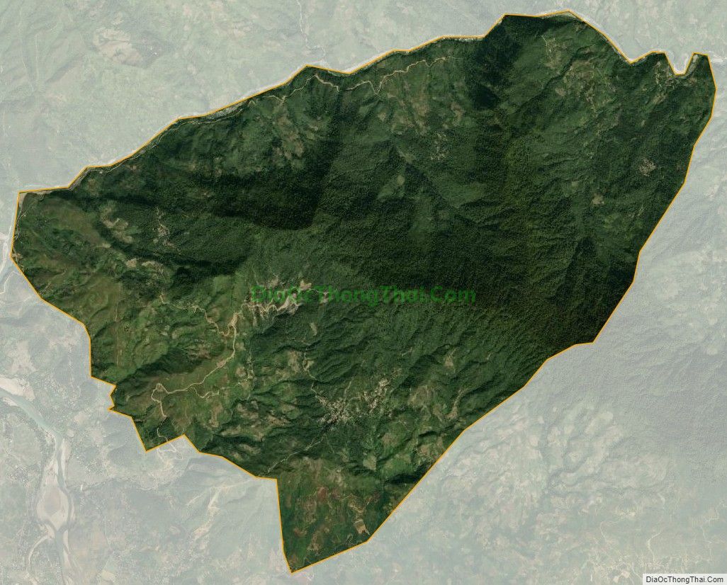 Bản đồ vệ tinh xã Suối Quyền, huyện Văn Chấn