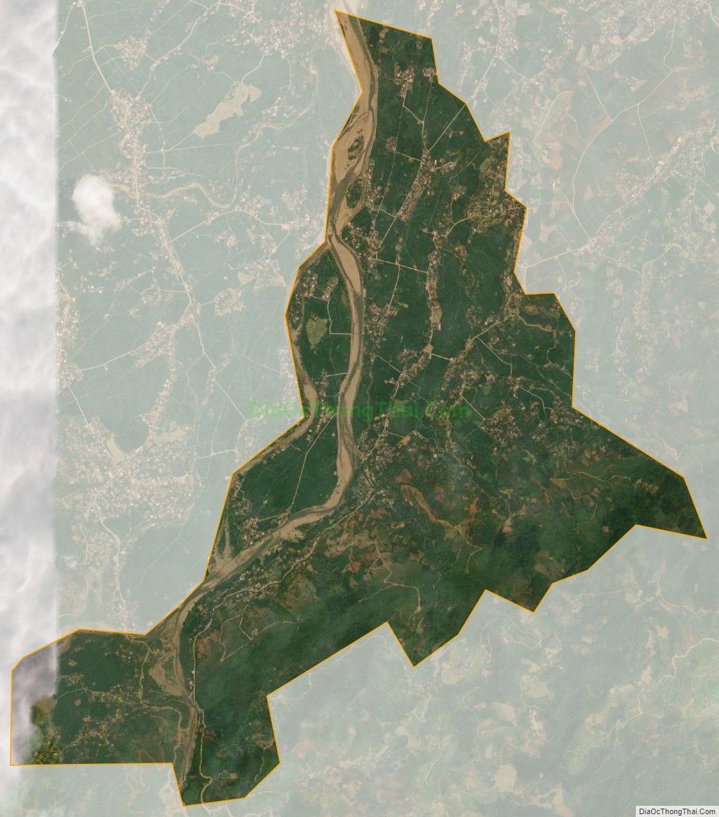 Bản đồ vệ tinh xã Thạch Lương, thị xã Nghĩa Lộ