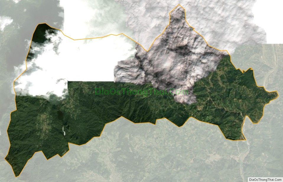 Bản đồ vệ tinh xã Đại Sơn, huyện Văn Yên