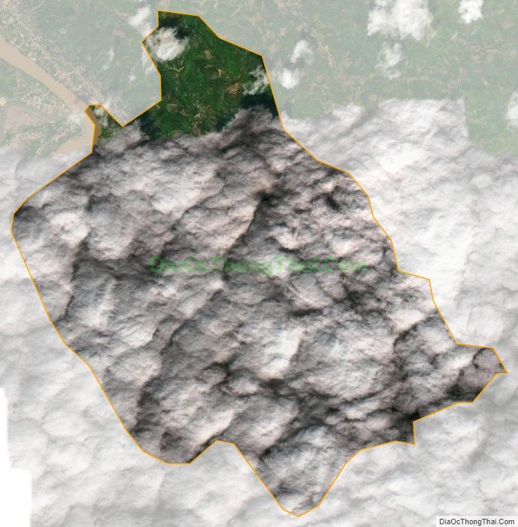 Bản đồ vệ tinh xã Đông Cuông, huyện Văn Yên