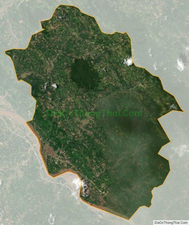 Bản đồ vệ tinh xã Lang Thíp, huyện Văn Yên