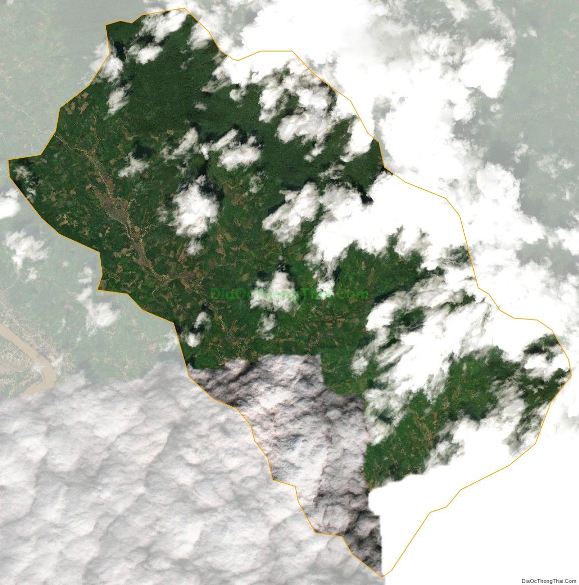 Bản đồ vệ tinh xã Quang Minh, huyện Văn Yên