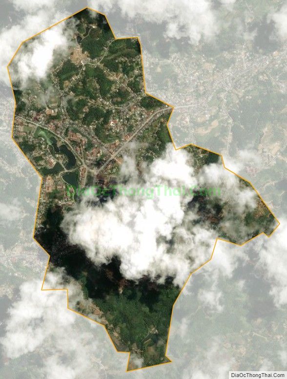 Bản đồ vệ tinh phường Đồng Tâm, thành phố Yên Bái