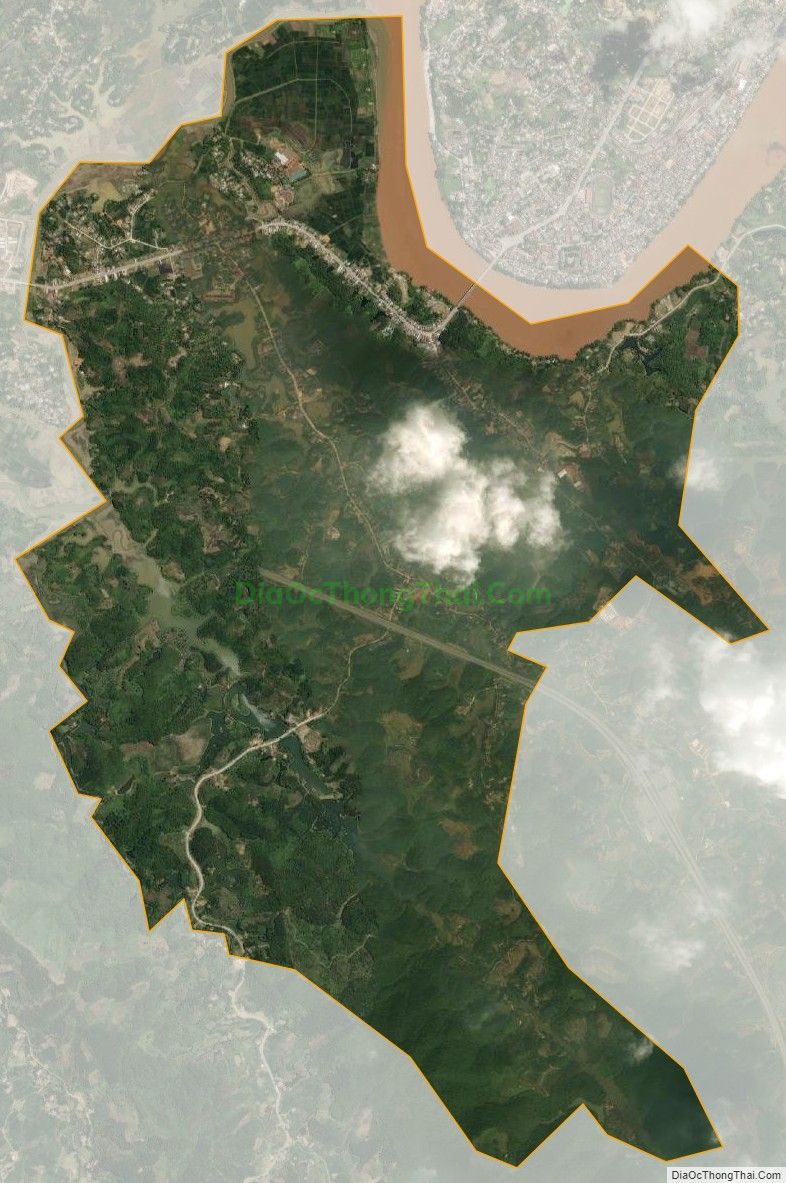 Bản đồ vệ tinh phường Hợp Minh, thành phố Yên Bái