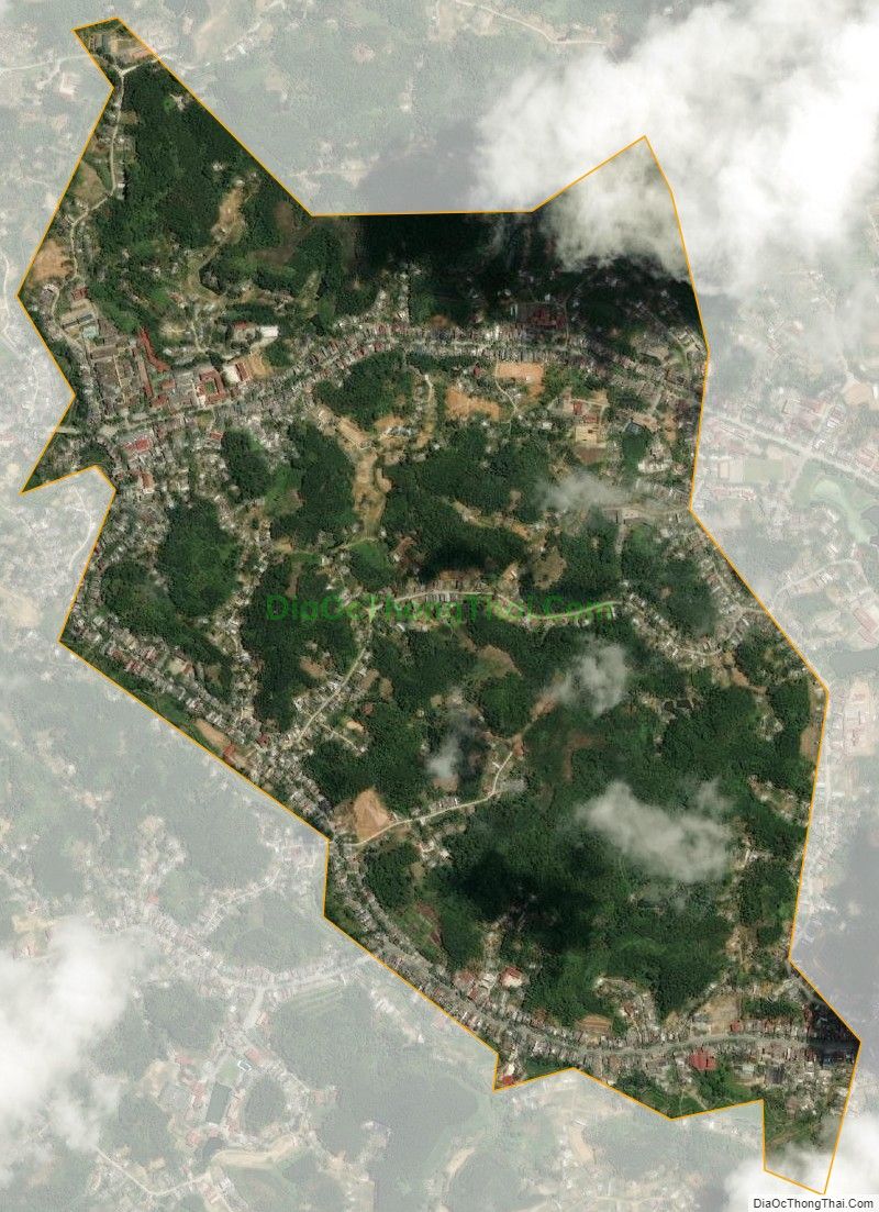 Bản đồ vệ tinh phường Minh Tân, thành phố Yên Bái