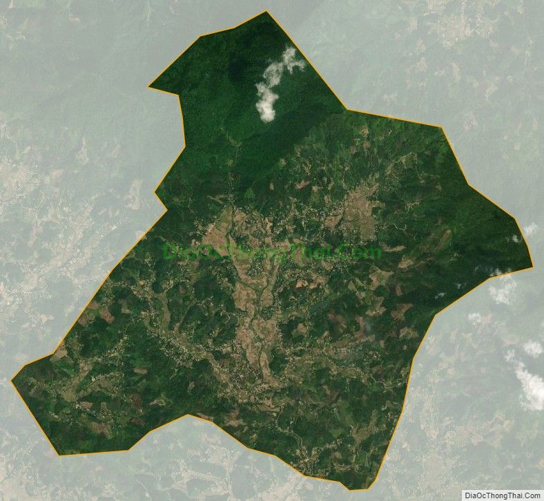 Bản đồ vệ tinh xã Bạch Hà, huyện Yên Bình
