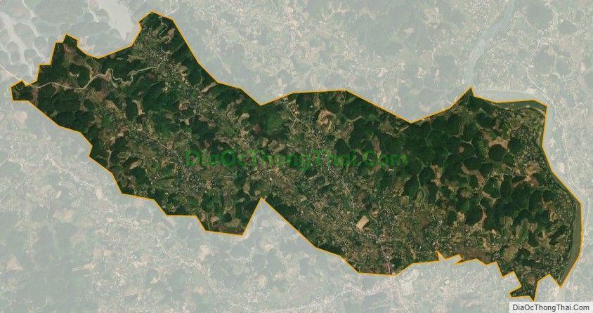 Bản đồ vệ tinh xã Đại Minh, huyện Yên Bình