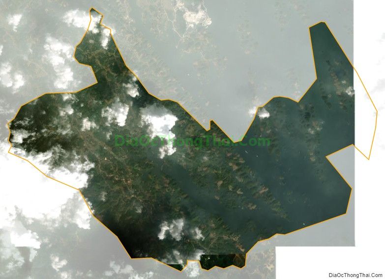 Bản đồ vệ tinh xã Tân Hương, huyện Yên Bình