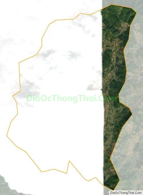 Bản đồ vệ tinh xã Tích Cốc (cũ), huyện Yên Bình