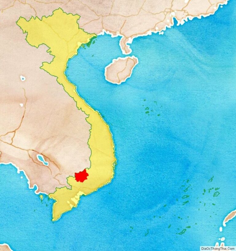 Bản đồ vị trí Bình Phước