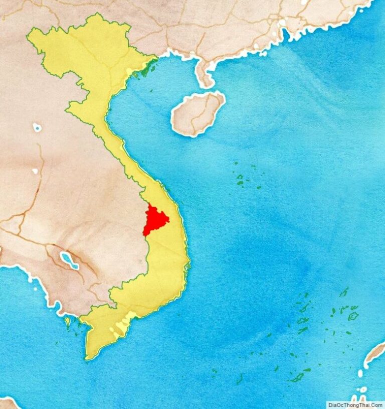 Bản đồ vị trí Kon Tum