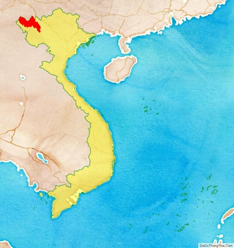 Bản đồ vị trí Lai Châu