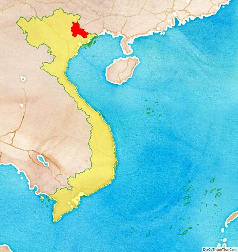 Bản đồ vị trí Lạng Sơn