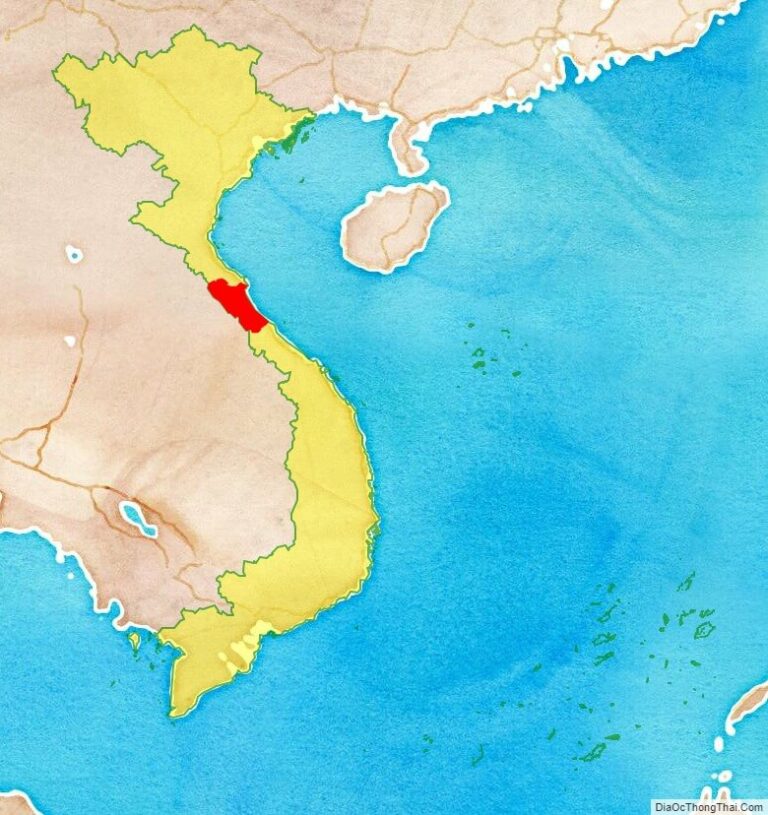 Quang Binh province location map