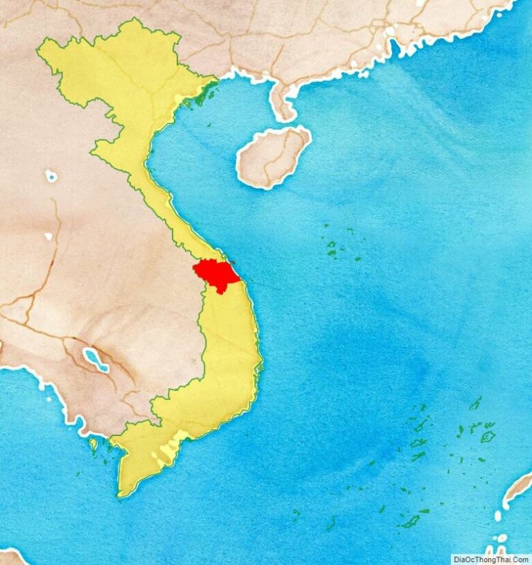 Bản đồ vị trí Quảng Nam