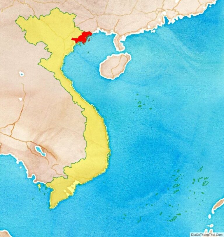 Bản đồ vị trí Quảng Ninh