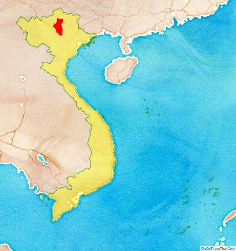 Tuyen Quang province location map