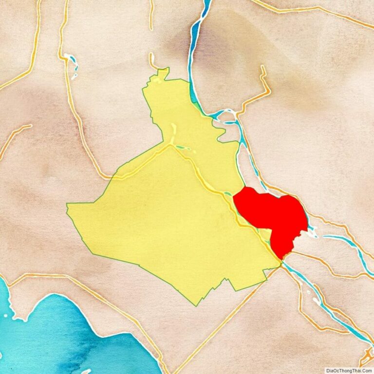 Bản đồ vị trí huyện Chợ Mới