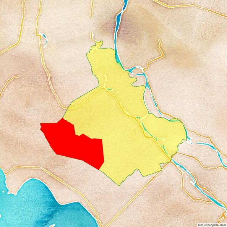 Bản đồ vị trí huyện Tri Tôn