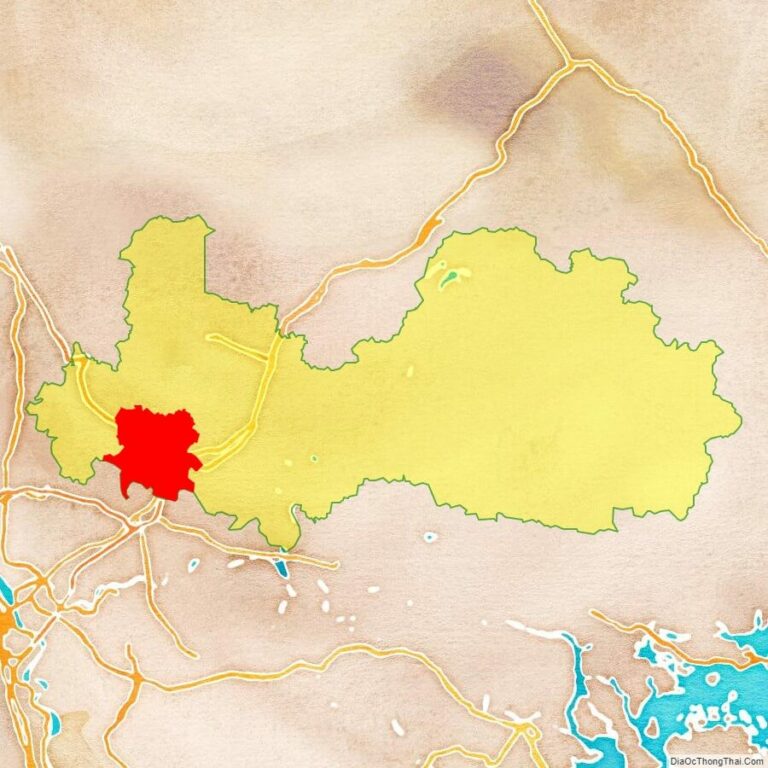 Bản đồ vị trí huyện Việt Yên