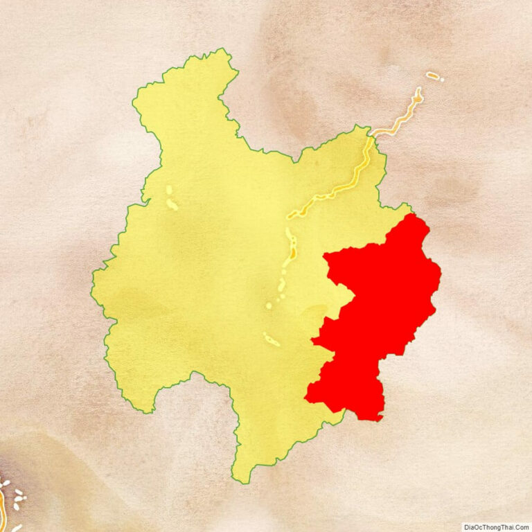 Bản đồ vị trí huyện Na Rì