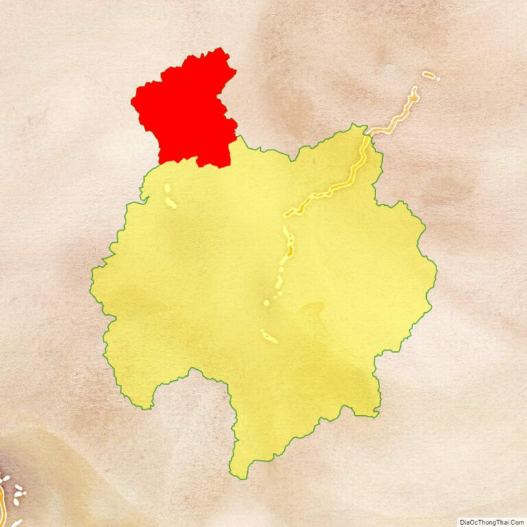 Bản đồ vị trí huyện Pác Nặm