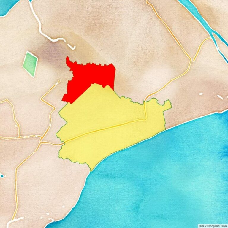 Bản đồ vị trí huyện Hồng Dân