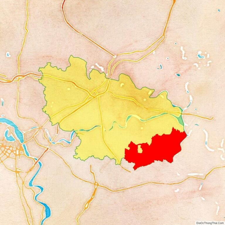 Bản đồ vị trí huyện Lương Tài