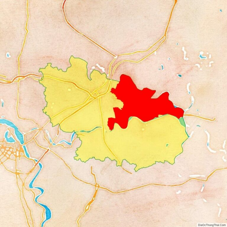 Bản đồ vị trí huyện Quế Võ