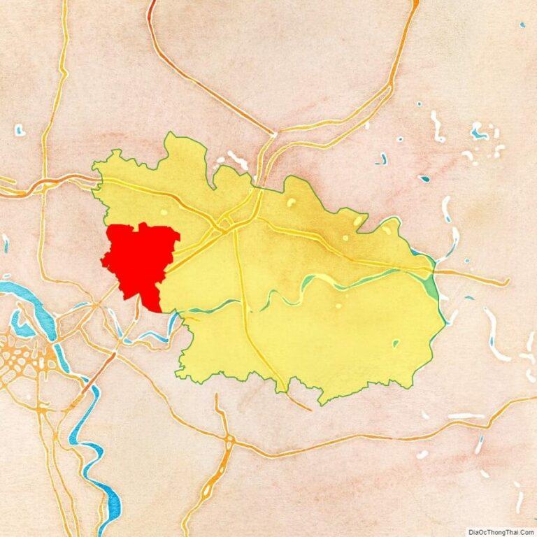 Bản đồ vị trí thị xã Từ Sơn