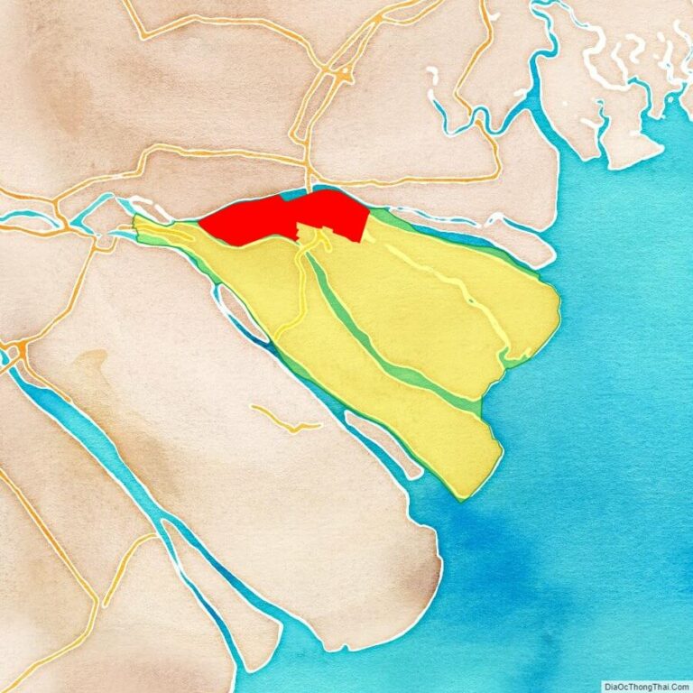 Bản đồ vị trí huyện Châu Thành