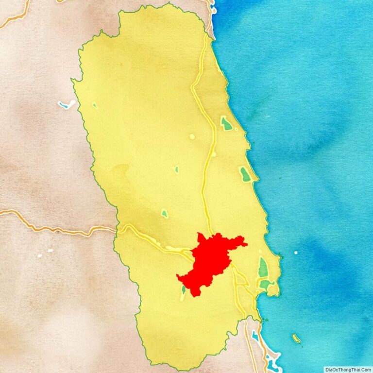 Bản đồ vị trí thị xã An Nhơn