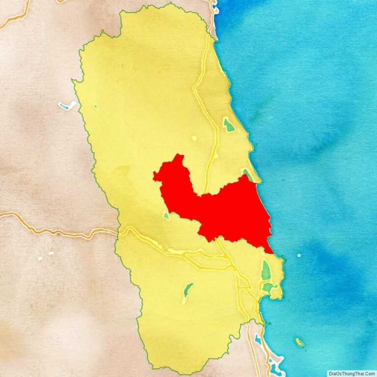 Bản đồ vị trí huyện Phù Cát