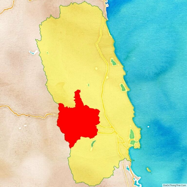 Bản đồ vị trí huyện Tây Sơn
