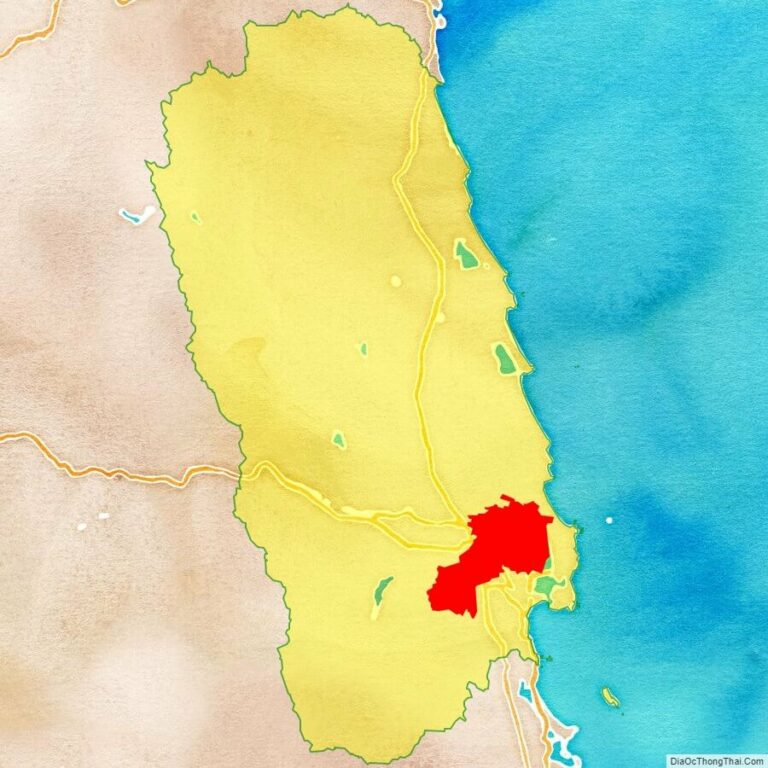 Bản đồ vị trí huyện Tuy Phước