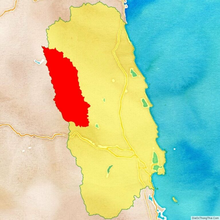 Bản đồ vị trí huyện Vĩnh Thạnh