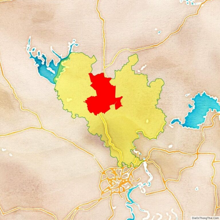Bản đồ vị trí huyện Bàu Bàng