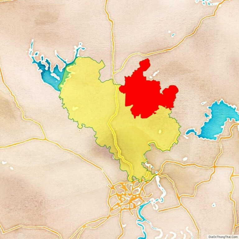 Bản đồ vị trí huyện Phú Giáo