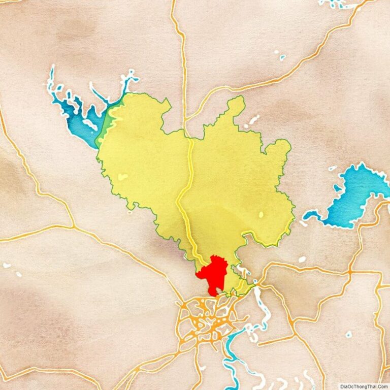 Thuan An location map