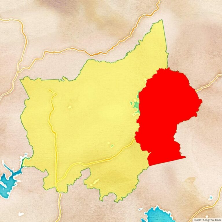 Bản đồ vị trí huyện Bù Đăng