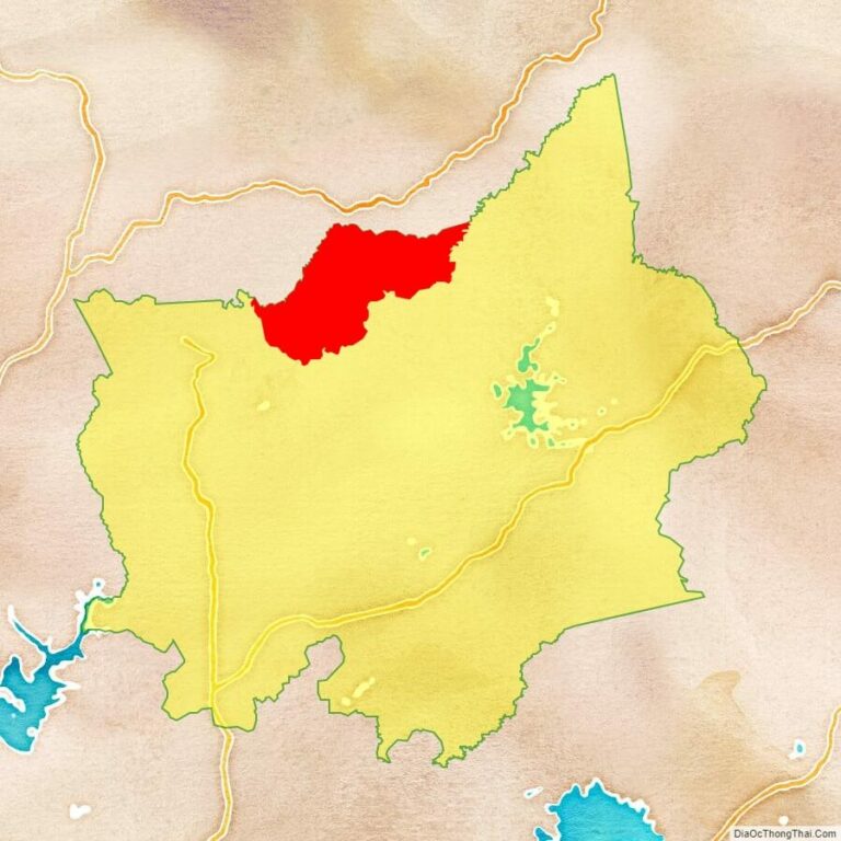 Bản đồ vị trí huyện Bù Đốp