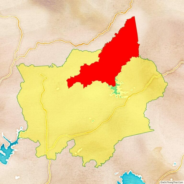 Bản đồ vị trí huyện Bù Gia Mập