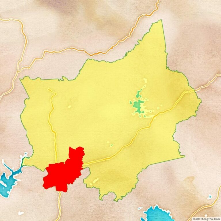 Bản đồ vị trí huyện Chơn Thành